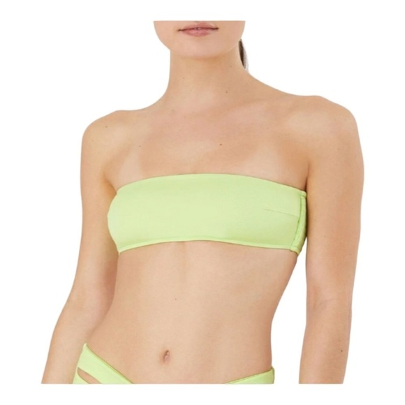 Onia Jo Sharp Green Bandeau Swim Top NWOT - Picture 8 of 8